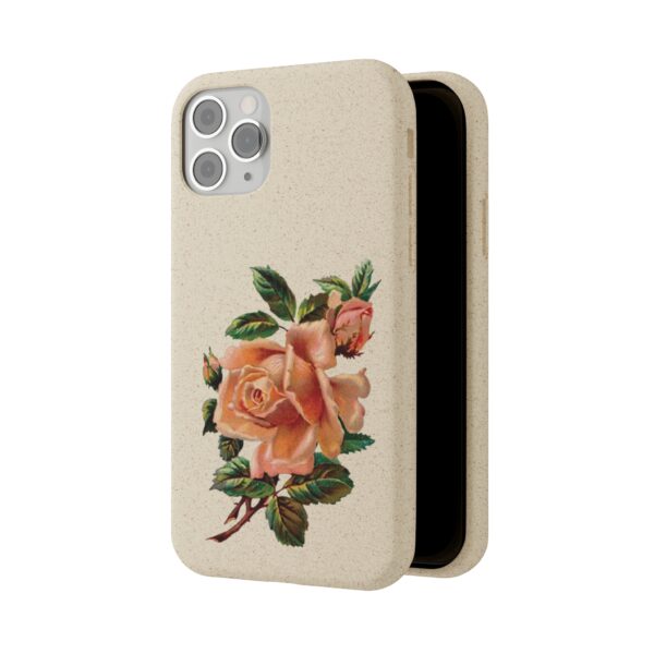 Floral Biodegradable Phone Case - Eco-Friendly Rose Design - Image 2