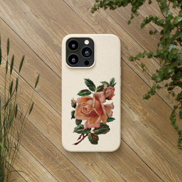 Floral Biodegradable Phone Case - Eco-Friendly Rose Design - Image 39