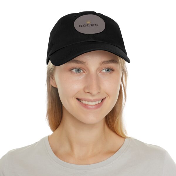 Dad Hat with Leather Patch (Round) - Image 16