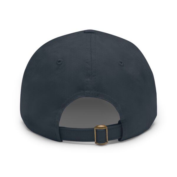 Dad Hat with Leather Patch (Round) - Image 31