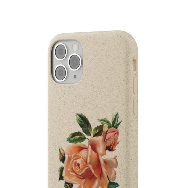 Floral Biodegradable Phone Case - Eco-Friendly Rose Design - Image 4