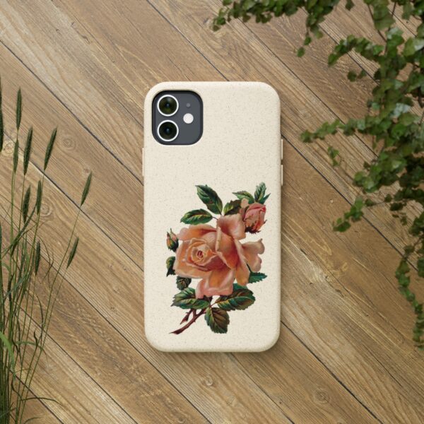 Floral Biodegradable Phone Case - Eco-Friendly Rose Design - Image 47