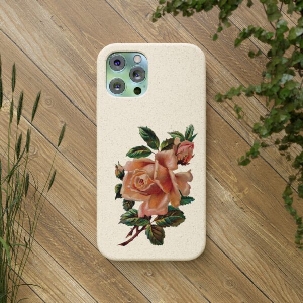 Floral Biodegradable Phone Case - Eco-Friendly Rose Design - Image 19