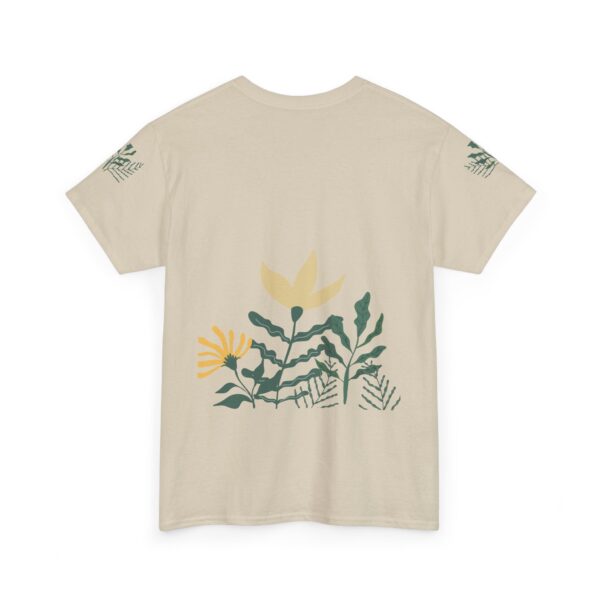 Eco-Friendly Unisex Heavy Cotton Tee - Nature-Inspired Design - Image 4