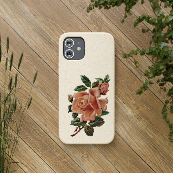 Floral Biodegradable Phone Case - Eco-Friendly Rose Design - Image 11