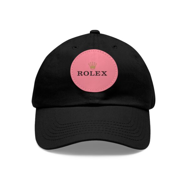 Dad Hat with Leather Patch (Round) - Image 21