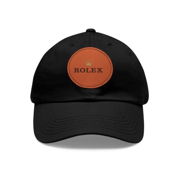 Dad Hat with Leather Patch (Round) - Image 17