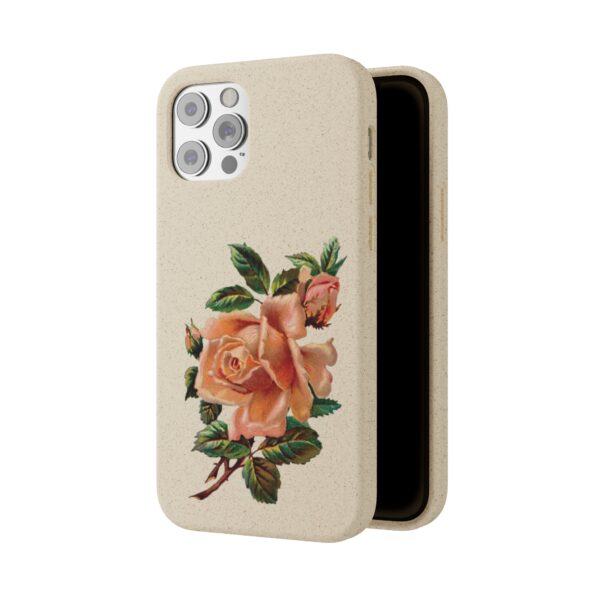 Floral Biodegradable Phone Case - Eco-Friendly Rose Design - Image 14