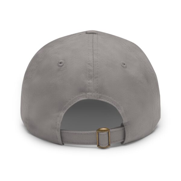 Dad Hat with Leather Patch (Round) - Image 47