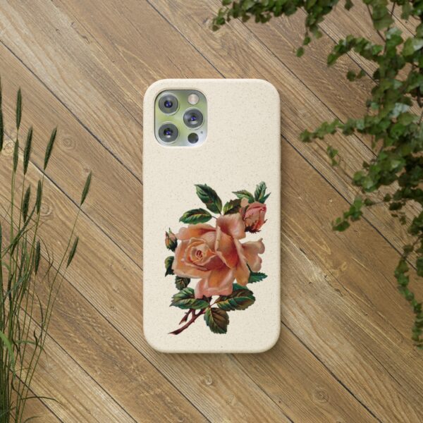 Floral Biodegradable Phone Case - Eco-Friendly Rose Design - Image 15