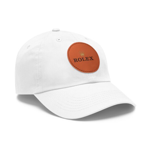 Dad Hat with Leather Patch (Round) - Image 6