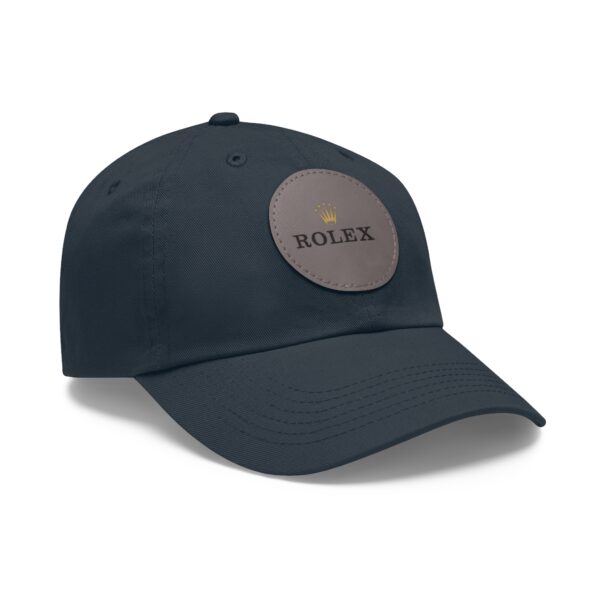 Dad Hat with Leather Patch (Round) - Image 26