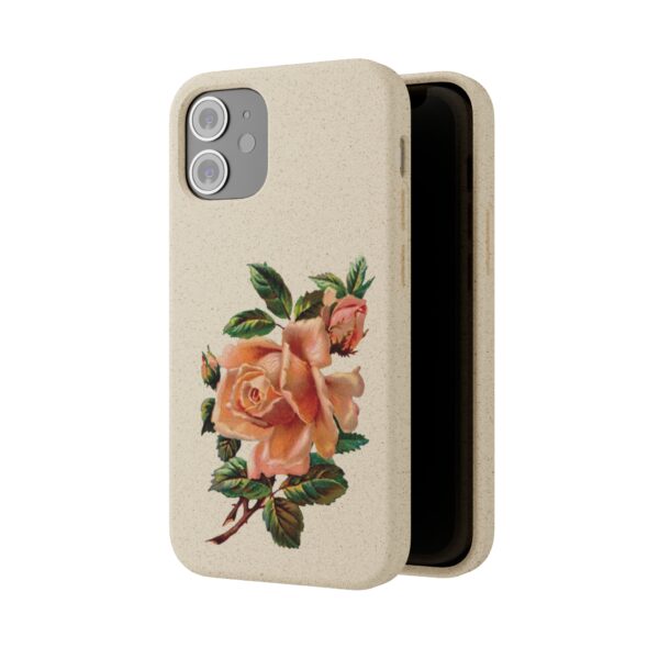 Floral Biodegradable Phone Case - Eco-Friendly Rose Design - Image 6