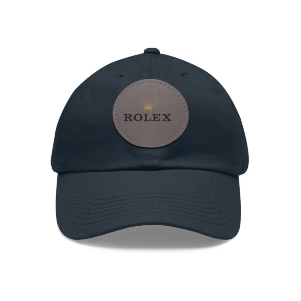 Dad Hat with Leather Patch (Round) - Image 25