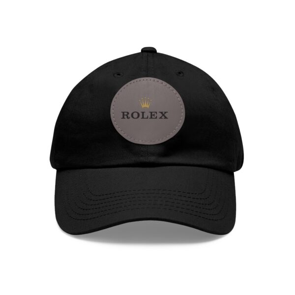 Dad Hat with Leather Patch (Round) - Image 13