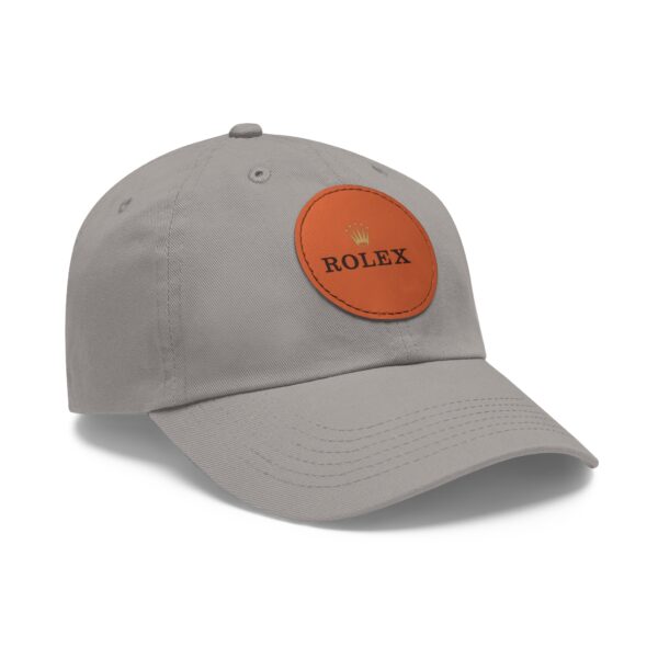 Dad Hat with Leather Patch (Round) - Image 50