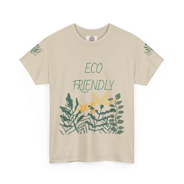 Eco-Friendly Unisex Heavy Cotton Tee - Nature-Inspired Design - Image 3