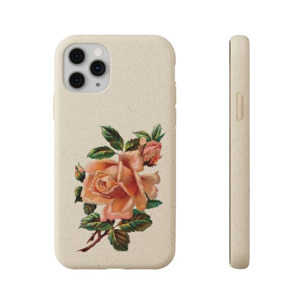 Floral Biodegradable Phone Case - Eco-Friendly Rose Design