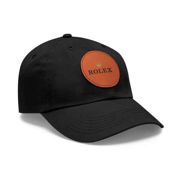 Dad Hat with Leather Patch (Round) - Image 18