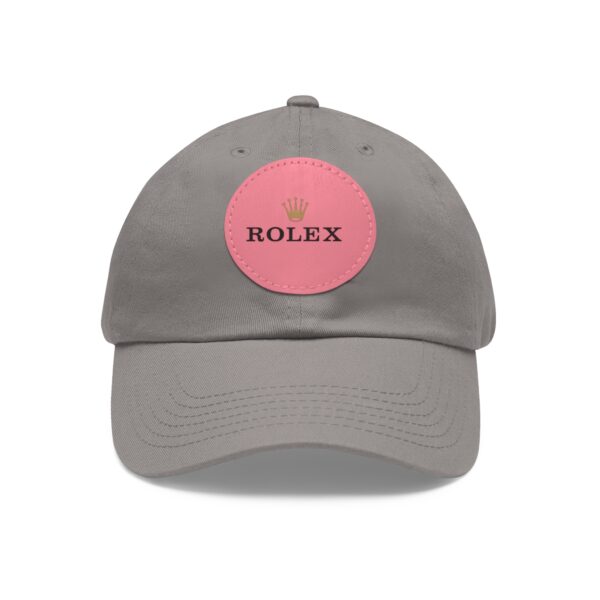 Dad Hat with Leather Patch (Round) - Image 53