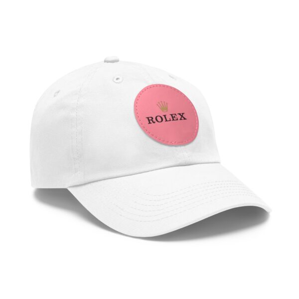 Dad Hat with Leather Patch (Round) - Image 10