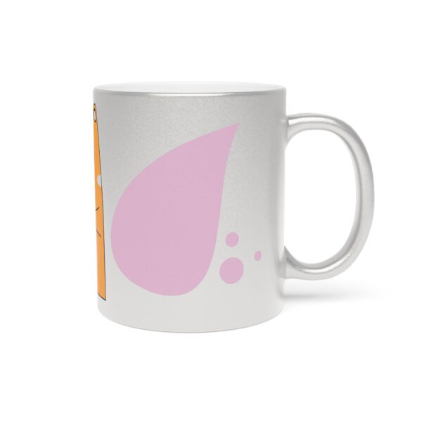 Cute Cat Metallic Mug - Perfect for Pet Lovers and Coffee Enthusiasts - Image 3